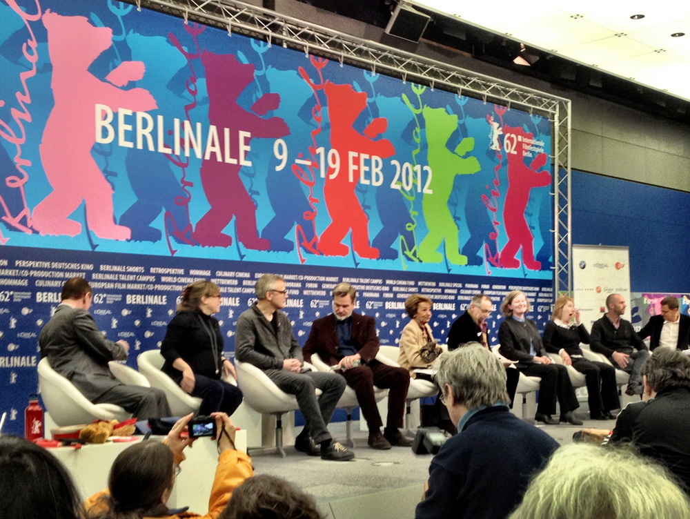 Sektionsleiter bei der Pressekonferenz der Berlinale 2012